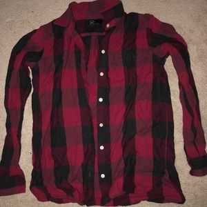Red Women’s Gap Flannel